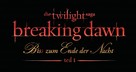 The Twilight Saga: Breaking Dawn - Part 1 - German Logo (xs thumbnail)