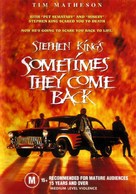 Sometimes They Come Back - Australian DVD movie cover (xs thumbnail)