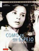 S&aring;som i en spegel - Spanish DVD movie cover (xs thumbnail)