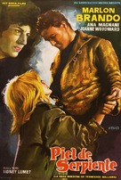 The Fugitive Kind - Spanish Movie Poster (xs thumbnail)