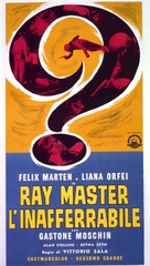 Ray Master l&#039;inafferrabile - Italian Movie Poster (xs thumbnail)
