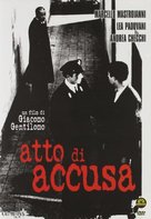 Atto d&#039;accusa - Italian DVD movie cover (xs thumbnail)