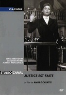 Justice est faite - French DVD movie cover (xs thumbnail)