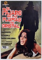 L&#039;uccello dalle piume di cristallo - Spanish Movie Poster (xs thumbnail)
