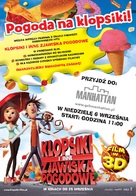 Cloudy with a Chance of Meatballs - Polish Movie Poster (xs thumbnail)