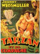 Tarzan and His Mate - Belgian Movie Poster (xs thumbnail)