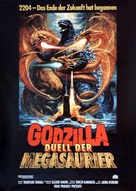 Gojira tai Kingu Gidor&acirc; - German Movie Poster (xs thumbnail)