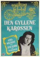 Le carrosse d&#039;or - Swedish Movie Poster (xs thumbnail)