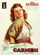 The Loves of Carmen - Italian Movie Poster (xs thumbnail)