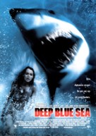 Deep Blue Sea - Danish Movie Poster (xs thumbnail)