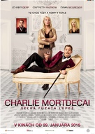 Mortdecai - Slovak Movie Poster (xs thumbnail)