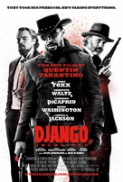 Django Unchained - Danish Movie Poster (xs thumbnail)