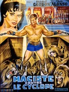 Maciste nella terra dei ciclopi - French Movie Poster (xs thumbnail)