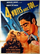 Cuatro noches contigo - French Movie Poster (xs thumbnail)