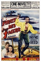 Raiders of the Seven Seas - Belgian Movie Poster (xs thumbnail)