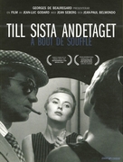 &Agrave; bout de souffle - Swedish DVD movie cover (xs thumbnail)