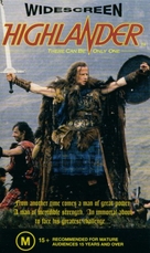 Highlander - Australian VHS movie cover (xs thumbnail)