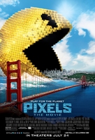 Pixels - Theatrical movie poster (xs thumbnail)