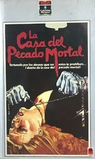 House of Mortal Sin - Spanish VHS movie cover (xs thumbnail)