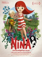 Nina et le secret du h&eacute;risson - British Movie Poster (xs thumbnail)