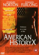 American History X - British DVD movie cover (xs thumbnail)