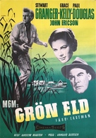 Green Fire - Swedish Movie Poster (xs thumbnail)