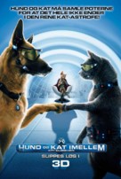 Cats &amp; Dogs: The Revenge of Kitty Galore - Danish Movie Poster (xs thumbnail)