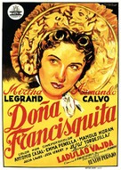 Do&ntilde;a Francisquita - Spanish Movie Poster (xs thumbnail)