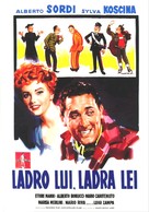 Ladro lui, ladra lei - Italian Movie Poster (xs thumbnail)
