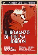 The File on Thelma Jordon - Italian DVD movie cover (xs thumbnail)