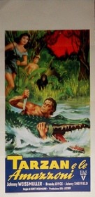 Tarzan and the Amazons - Italian Movie Poster (xs thumbnail)