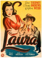 Laura - Danish Movie Poster (xs thumbnail)