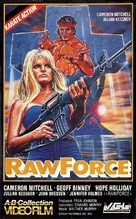 Raw Force - Danish VHS movie cover (xs thumbnail)