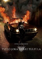 Flickan som lekte med elden - Finnish Movie Poster (xs thumbnail)