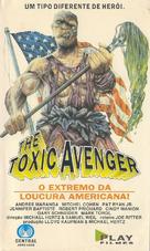 The Toxic Avenger - Brazilian VHS movie cover (xs thumbnail)