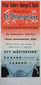 Dr. Strangelove - Swedish Movie Poster (xs thumbnail)