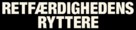 Retf&aelig;rdighedens ryttere - Danish Logo (xs thumbnail)