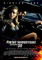 Drive Angry - Lithuanian Movie Poster (xs thumbnail)