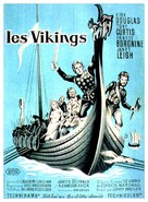 The Vikings - French Movie Poster (xs thumbnail)