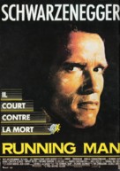 The Running Man - French Movie Poster (xs thumbnail)