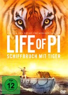 Life of Pi - German DVD movie cover (xs thumbnail)