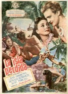 The Blue Lagoon - Spanish Movie Poster (xs thumbnail)