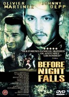 Before Night Falls - Danish DVD movie cover (xs thumbnail)