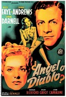 Fallen Angel - Spanish Movie Poster (xs thumbnail)