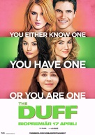 The DUFF - Swedish Movie Poster (xs thumbnail)