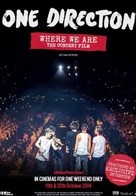One Direction: Where We Are - The Concert Film - British Movie Poster (xs thumbnail)