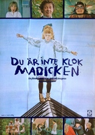 Du &auml;r inte klok Madicken - Swedish Movie Poster (xs thumbnail)