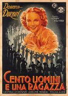 One Hundred Men and a Girl - Italian Movie Poster (xs thumbnail)