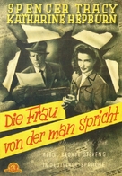 Woman of the Year - German Movie Poster (xs thumbnail)