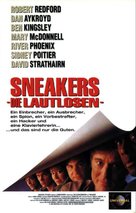 Sneakers - German VHS movie cover (xs thumbnail)